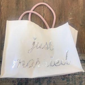 Just married tote
